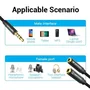 CABLE AUDIO ESTEREO JACK 3.5/M 2xJACK 2.5/H 0.3 M NEGRO VENTION